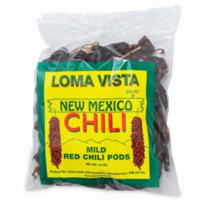 14 oz Mild Red Loma Vista Chile Pods for Authentic Red Chile Sauce with Gentle Heat.