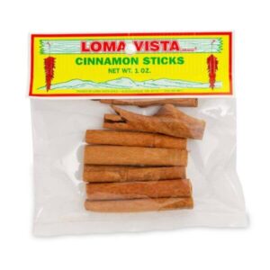 1 oz Loma Vista Whole Cinnamon Sticks for Cooking, Infusing, Steeping, and Baking Delicious Spiced Flavors.