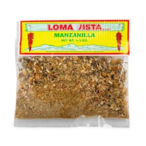 .5 oz Loma Vista Dried Manzanilla Chamomile Flowers for Relaxing Herbal Tea and Wellness.