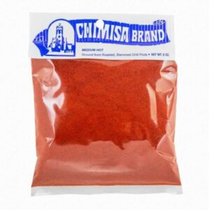 6 oz Chimisa Brand Medium-Hot Red Loma Vista Chile Powder for Authentic New Mexican Cooking.