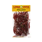 2 oz Loma Vista Whole Dried Chile de Arbol Peppers for Intense, Acidic Heat in Your Dishes.