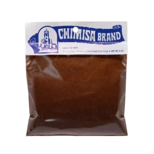 6 oz Chimisa Brand Medium-Hot Red Loma Vista Chile Powder for Authentic New Mexican Cooking.