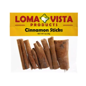 1 oz Loma Vista Whole Cinnamon Sticks for Cooking, Infusing, Steeping, and Baking Delicious Spiced Flavors.