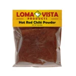 8 oz Hot Red Loma Vista Chile Powder for Powerful Heat and Robust Flavors in Your Southwestern Dishes.