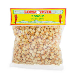 12 oz Loma Vista Dried Posole Kernels for Authentic Posole Stew and More.