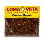 2 oz Loma Vista Crushed Pequin Pepper Flakes for Adding Potent Heat and Slight Fruity, Smoky Notes to Your Meals.