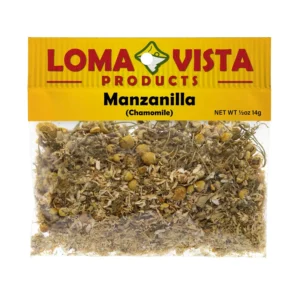 .5 oz Loma Vista Dried Manzanilla Chamomile Flowers for Relaxing Herbal Tea and Wellness.