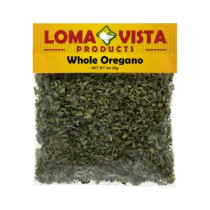 1 oz Loma Vista Dried Whole Oregano Leaves for Aromatic Herbal Notes in Your Dishes.